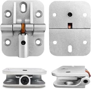 Zinc Alloy Adjustable Locking Hinges 180 Degree,Drop Leaf Table Hinge,with Copper Parts Torque Hinges,Desktop Docking Hinge 4 Pcs